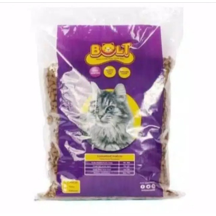 BOLT MAKANAN KUCING 1KG / MAKANAN KUCING BOLT