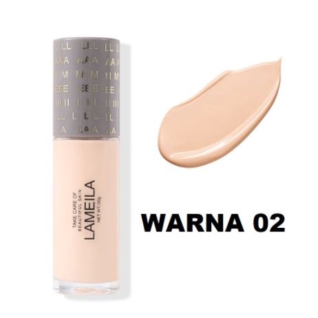 Lameila Light Concealer Foundation Cair LAMEILA NEW Foundation HK 3055