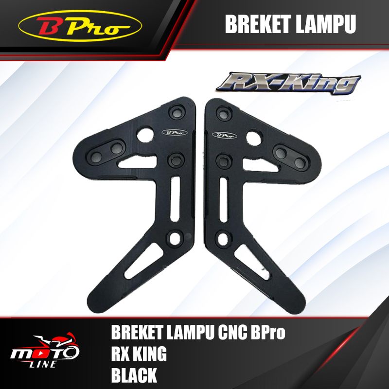 Breket Lampu Kuping Lampu Bpro Rx King CNC