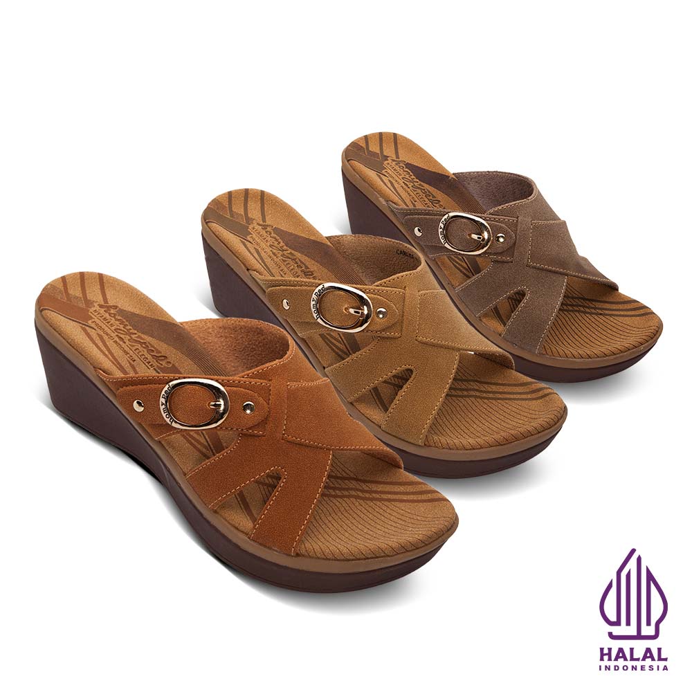 Homyped Carlise N71 Sandal Wedges Wanita
