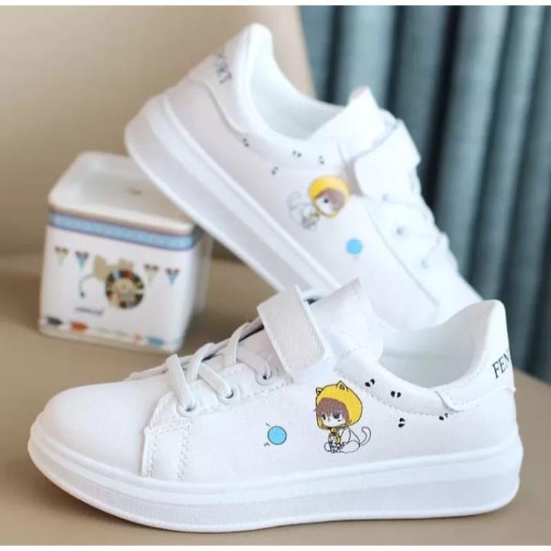 Sepatu Sneakers Pria Wanita Anak Sekolah Untuk Olahraga Zumba Joging Running Nongkrong Ootd Spatu Pa