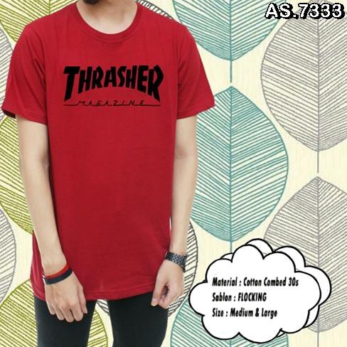 Jual Kaos Murah | Kaos Keren | Kaos Thrasher A-7333 | Kaos Surf | Murah