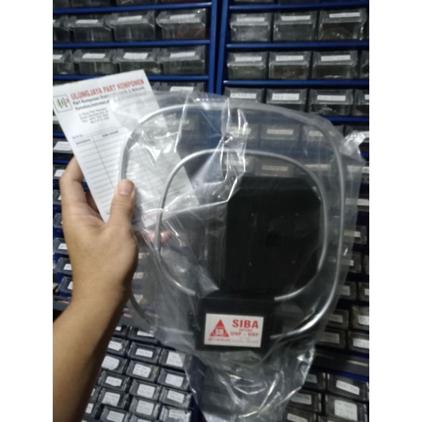 antena tv indoor double alumunium