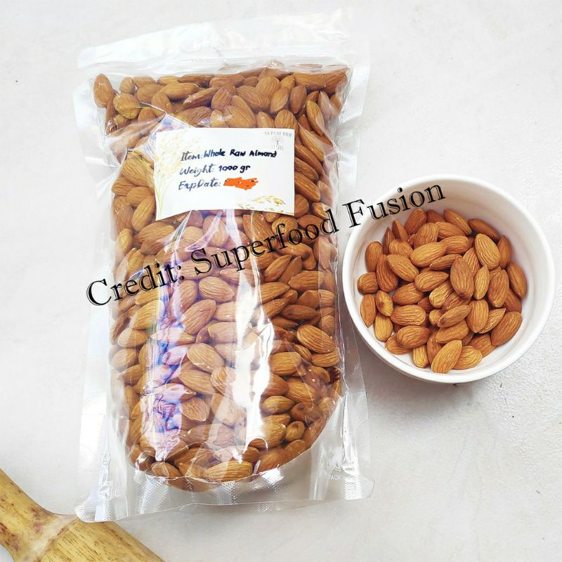 ROASTED ALMOND 1 KG / KACANG ALMOND 1 KG MATANG SIAP MAKAN