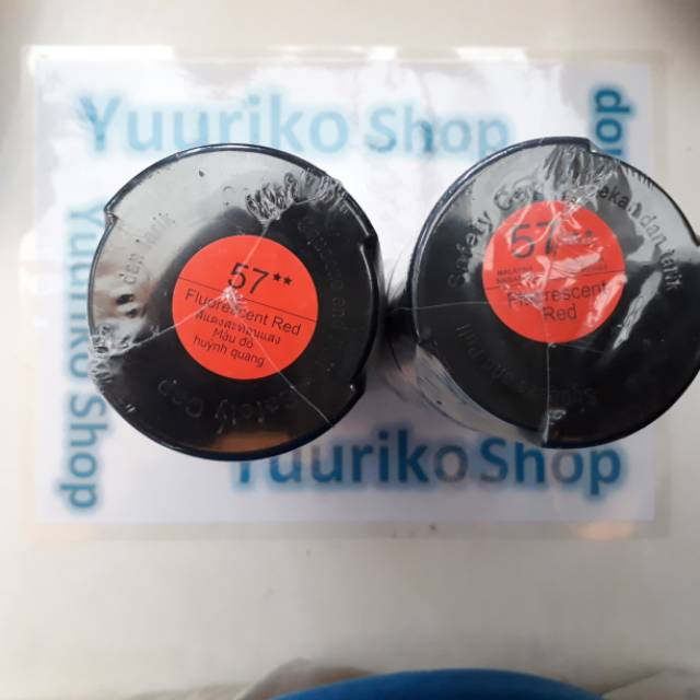 Pilok Samurai Cat samurai paint fluorescent red 57  pylok pilox cat semprot merah stabilo.