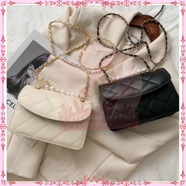 Tas Selempang Ashion Korea Import Azzura Mutiara Pearl