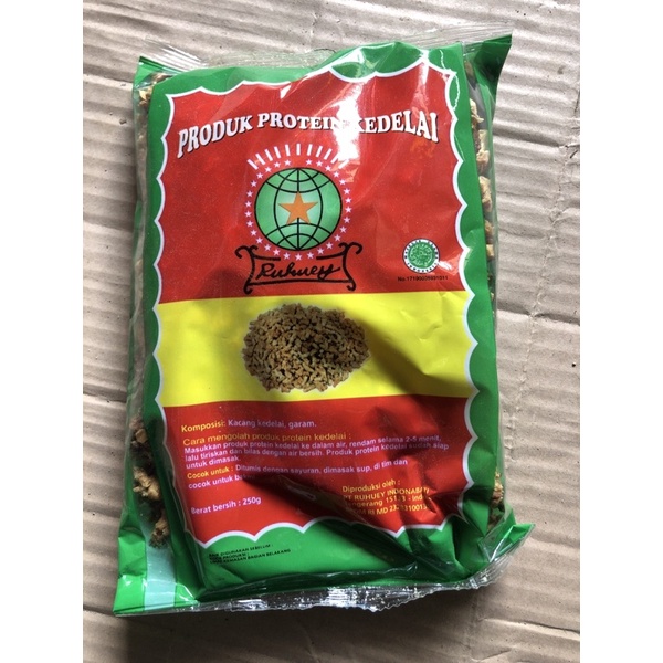 

RUHUY PROTEIN KEDELAI 250Gr