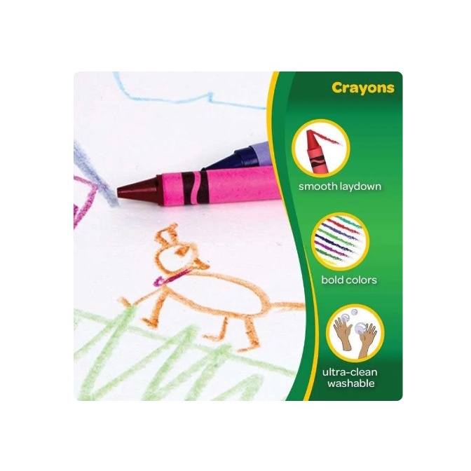 Crayola Crayon 64 Colors Alat Mewarnai Anak