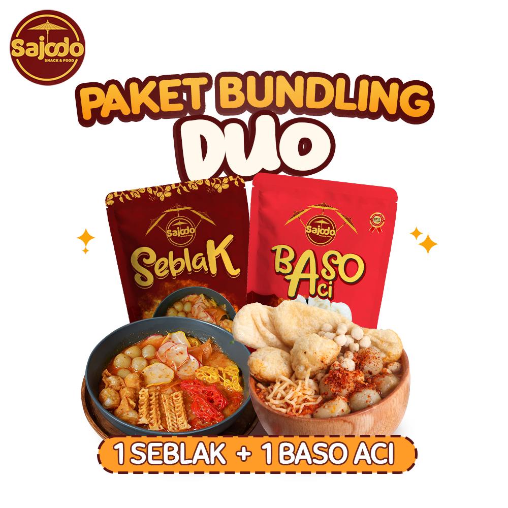 Jual Sajodo Paket Duo Sajodo Snack Baso Aci 195 Gram Seblak 195