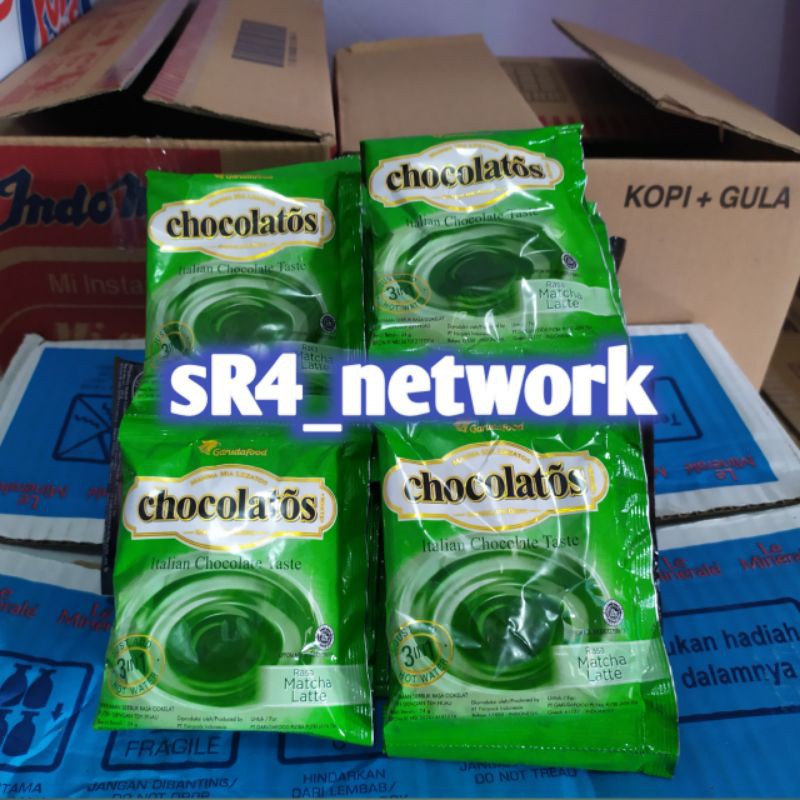

Chocolatos Matcha Late 1 Renceng @10 Sachet
