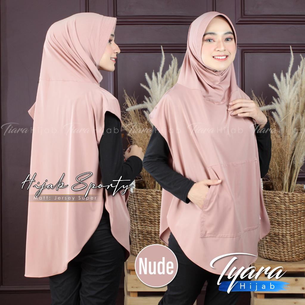 Jilbab Instan Bergo Hijab Sporty Kekinian Ori Tyara Hijab