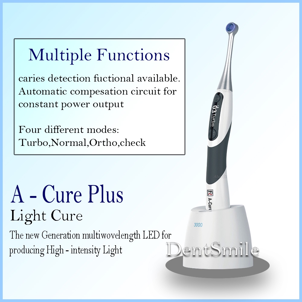 DENTAL LIGHT CURE LED  A CURE PLUS 1 DETIK  LIGHTCURING LED
