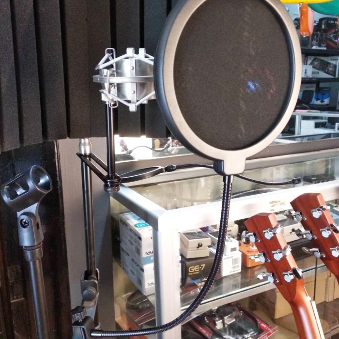 MURAH pop shield pop filter mic condenser
