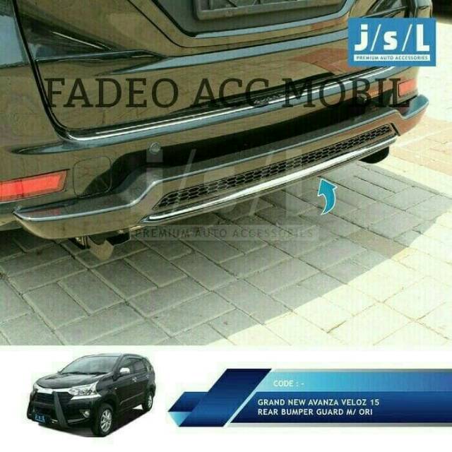 Pengaman bemper all new avanza veloz 2015