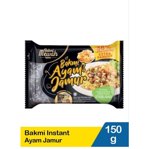 Bakmi Mewah Ayam Jamur 150 Gram