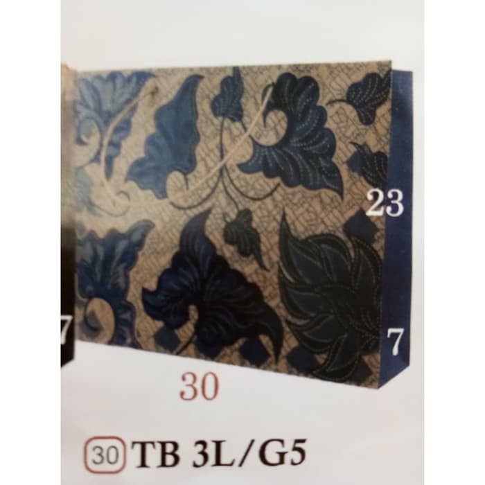 

PAPER BAG BATIK ELEGAN MURAH (30 ) 12 PCS Paper Bag TB 3L/G5 uk (23x7x30)cm 12 PCS