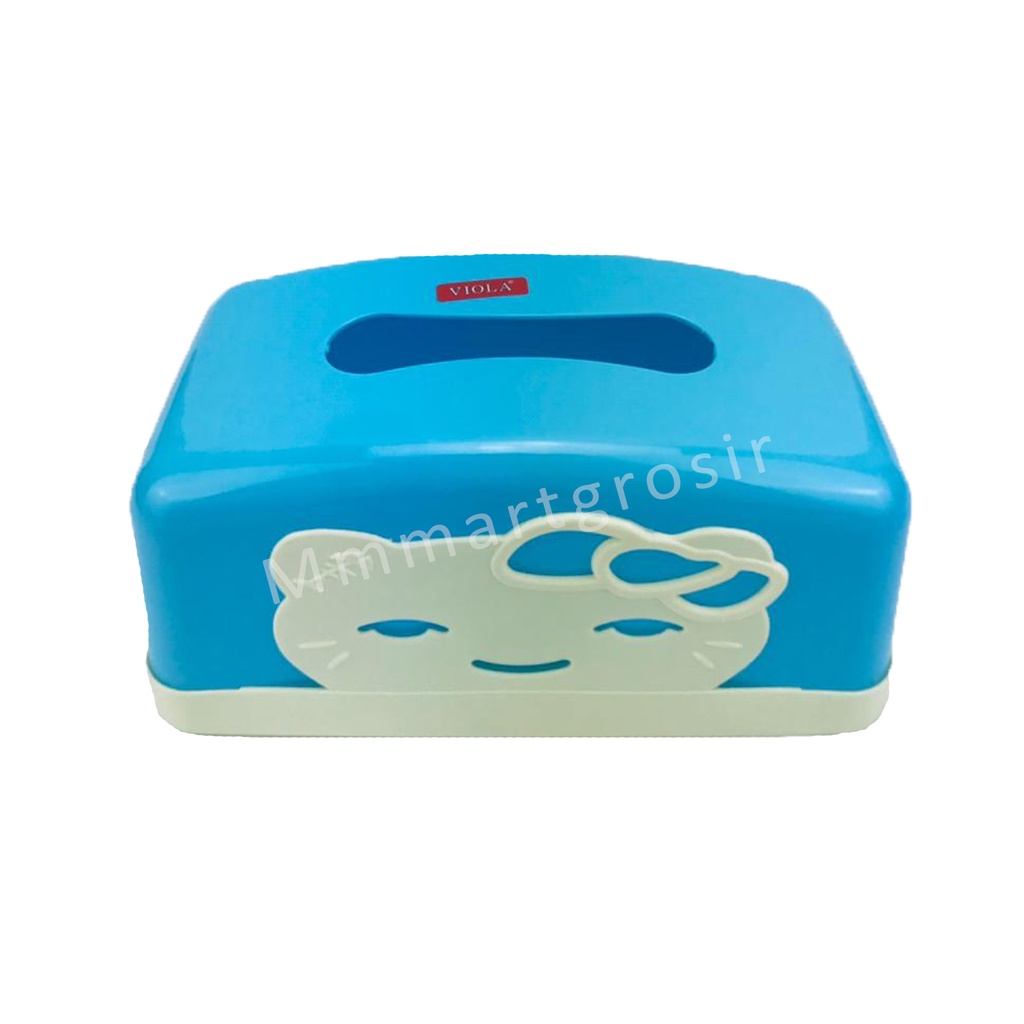 Tempat Tissue Cindy *Viola * Karakter Hello Kitty * 8209 Biru