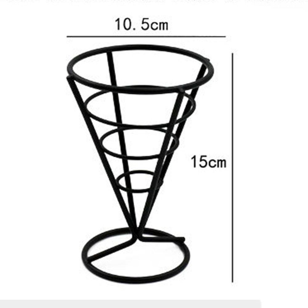 Quinton French Fries Rack Stainless Steel Besi Tempa Peralatan Makan Bar Cafe Rak Snack Keranjang Makanan Ringan