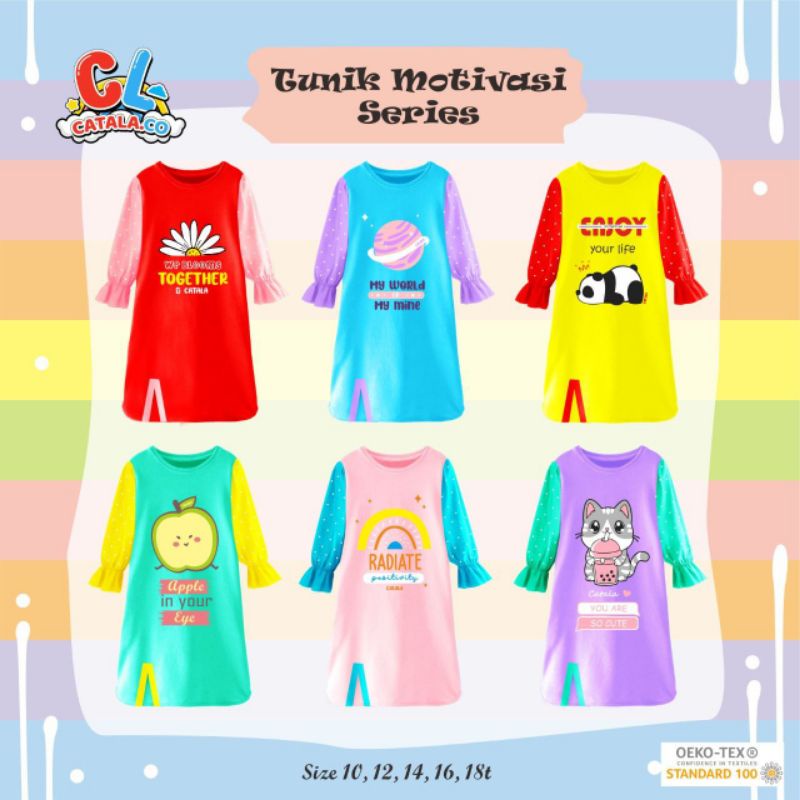 Tunik Motivasi Series by Catala.Co || Junior Teen || Big Cutting
