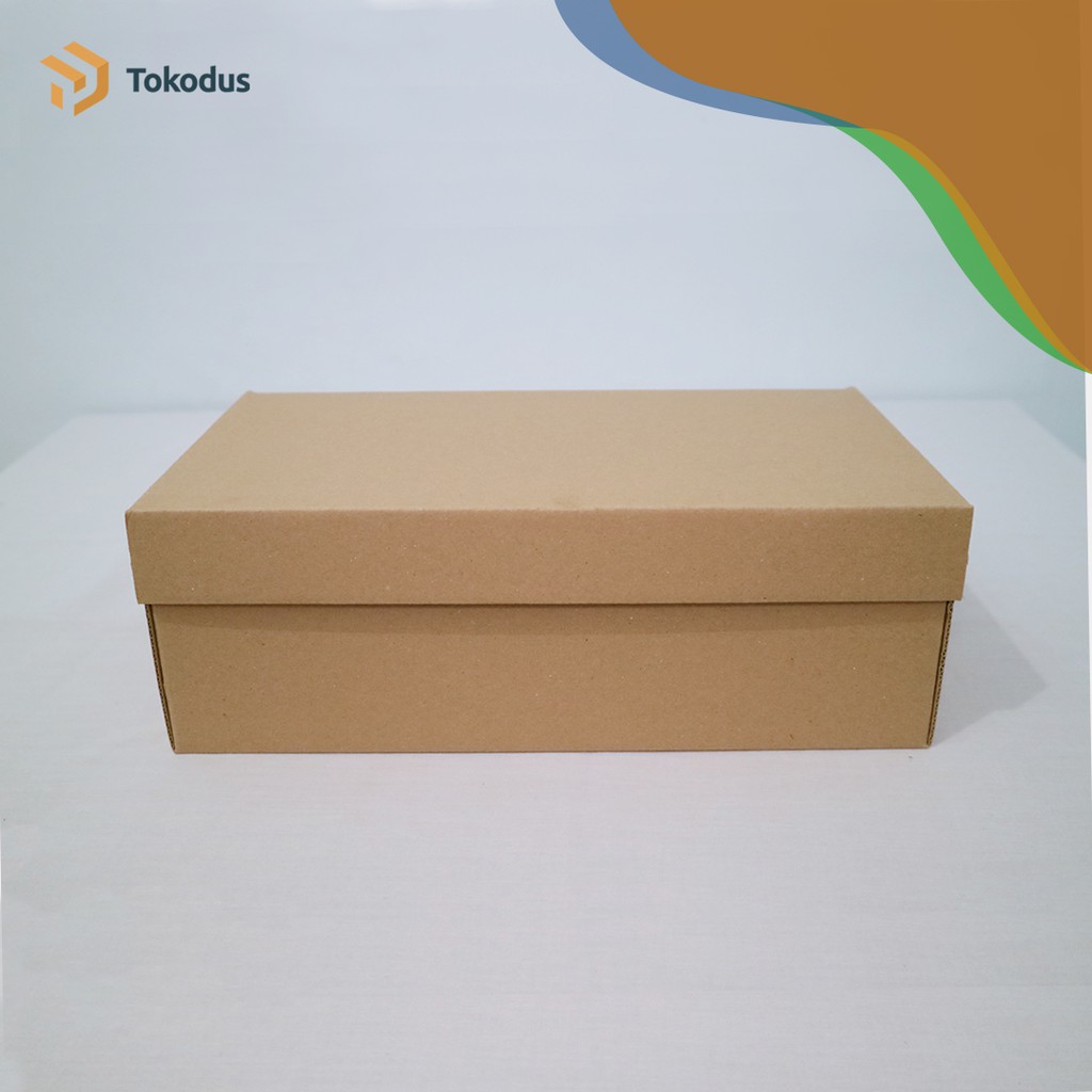 

Kardus Box Sepatu 34x19x11,3cm Box Die Cut Sepatu Besar (Bisa Custom) - Tokodus Bandung