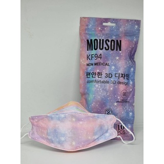 MASKER KF94 MOUSON GRADASI WARNA 4PLY 10 PCS EVO 3D MASK KF94 SACHET