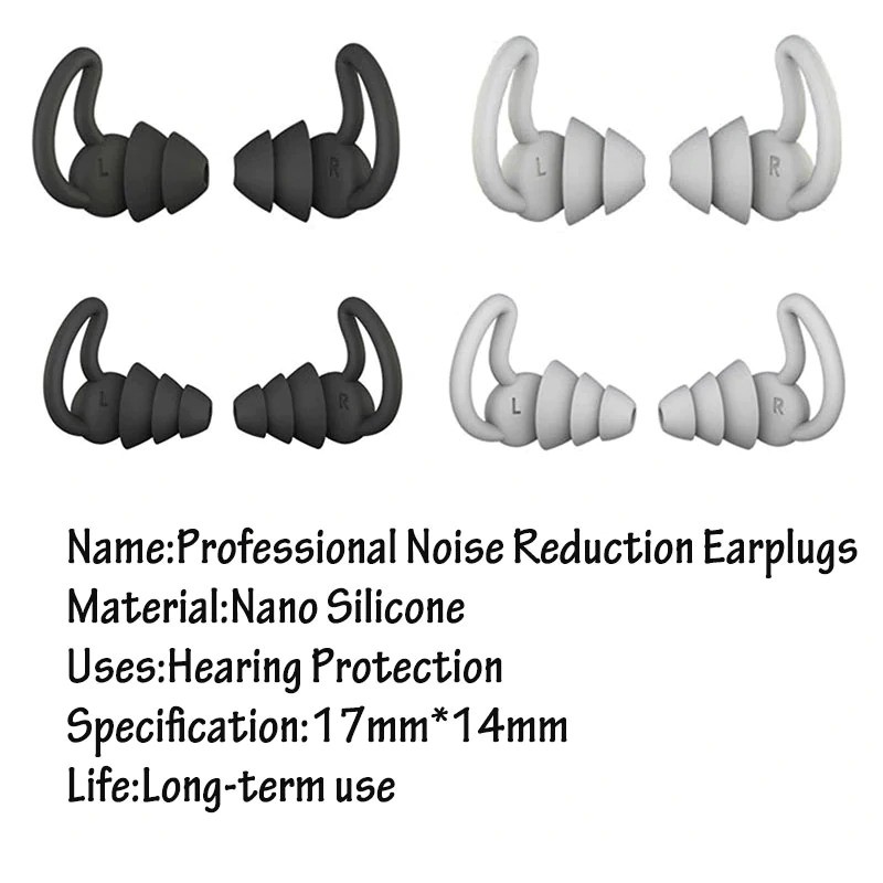 Ear Plug THT / Sleeping Ear Plug /Penutup Telinga Sound Insulation Anti Noise Reduction 2 Layer