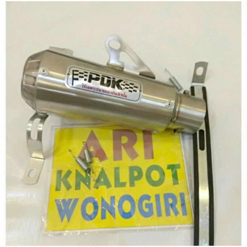silencer knalpot PDK racing stainless silencer knalpot saja