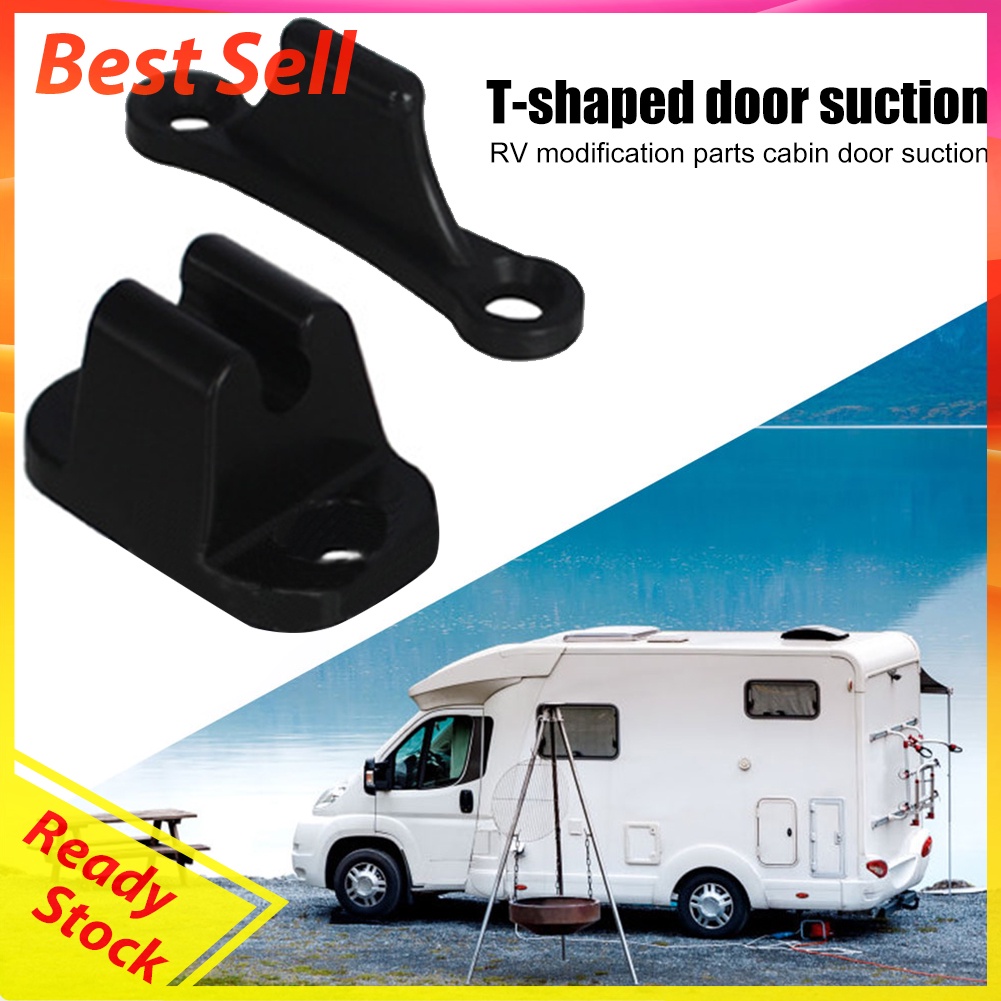 2pcs Nylon Caravan Stop Catch Retainer Holder Boat Door Lock Stopper Clip