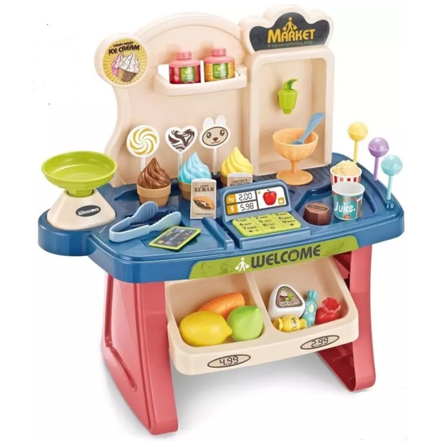 Mainan Kasir Minimarket Playset - Kasir Kasiran Mini Lengkap