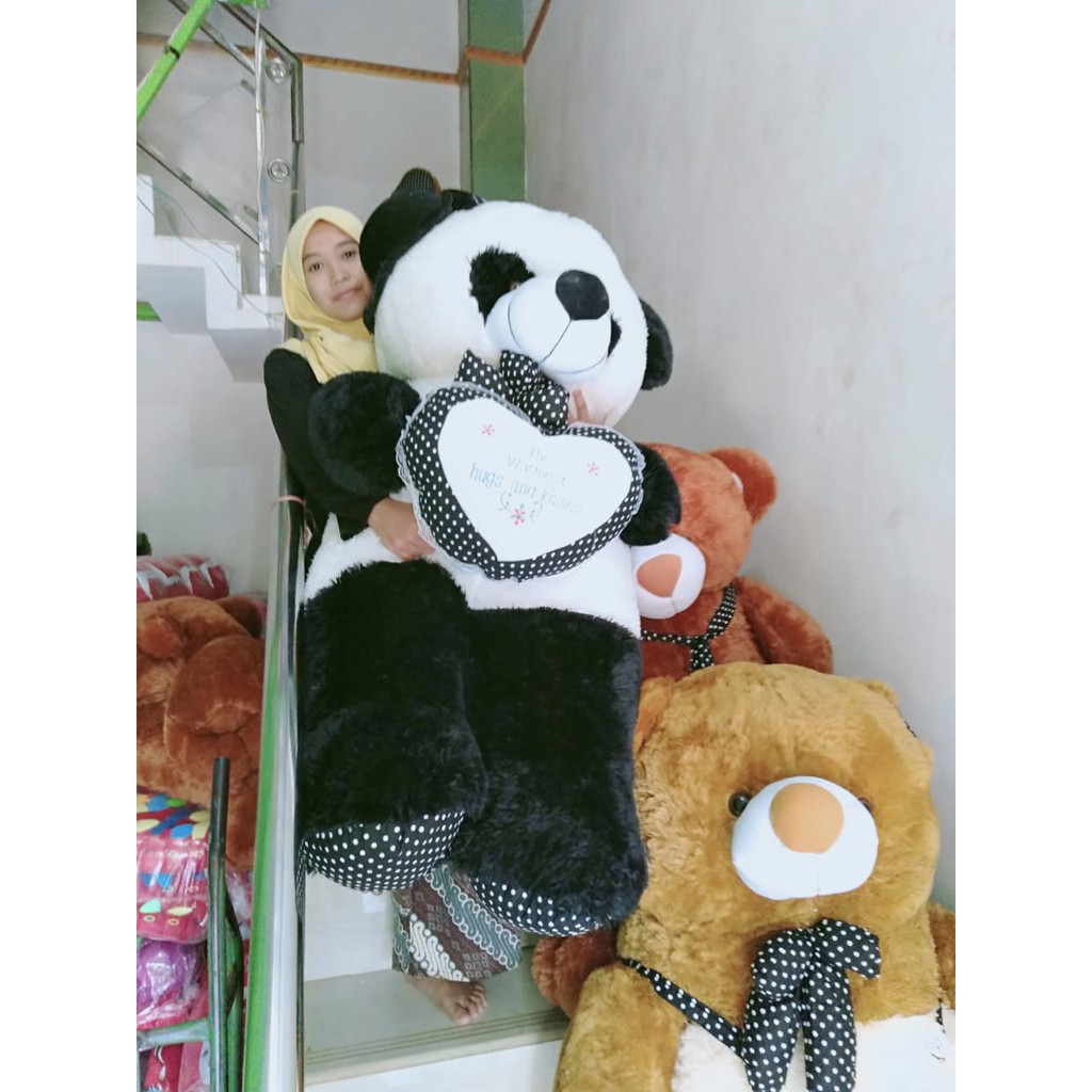 Boneka Teddy Bear super jumbo tinggi 140 cm Boneka Teddy Bear Giant