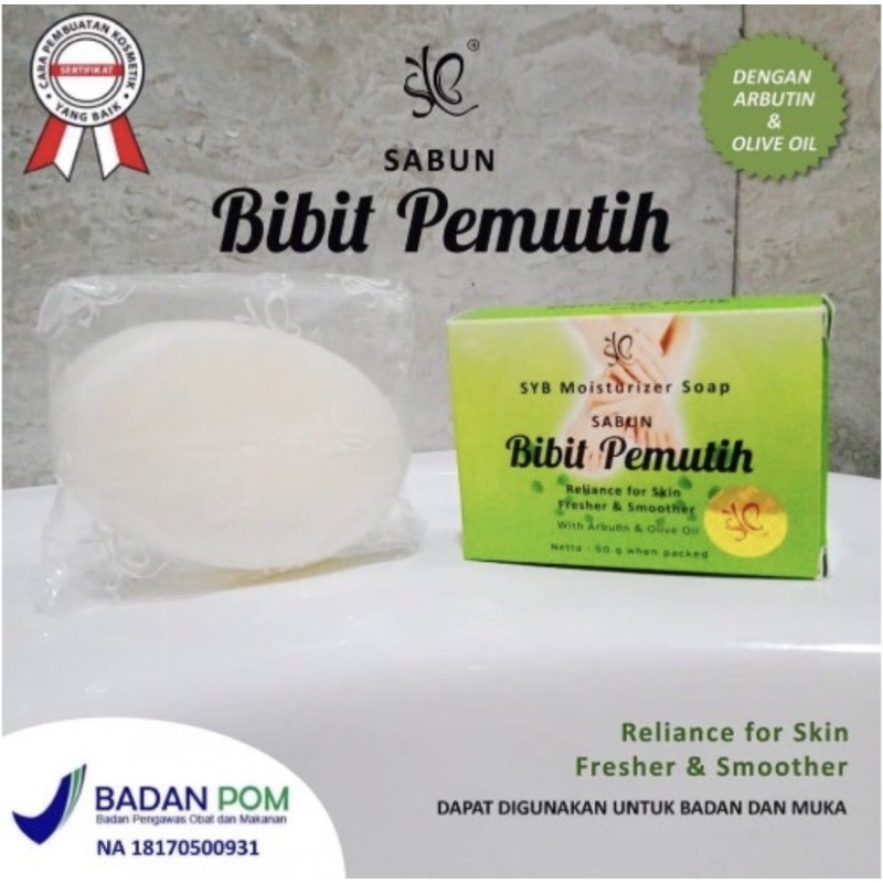SYB Sabun Bibit Pemutih wajah badan