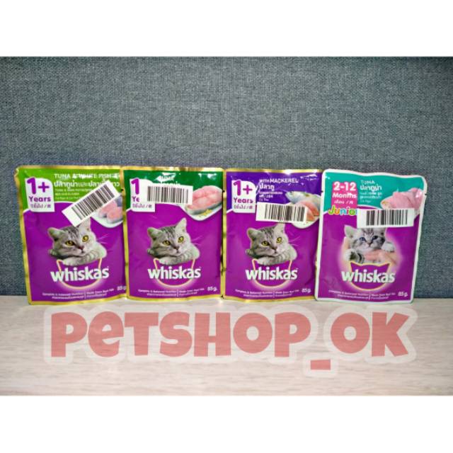 WHISKAS SASET 85gr wet food