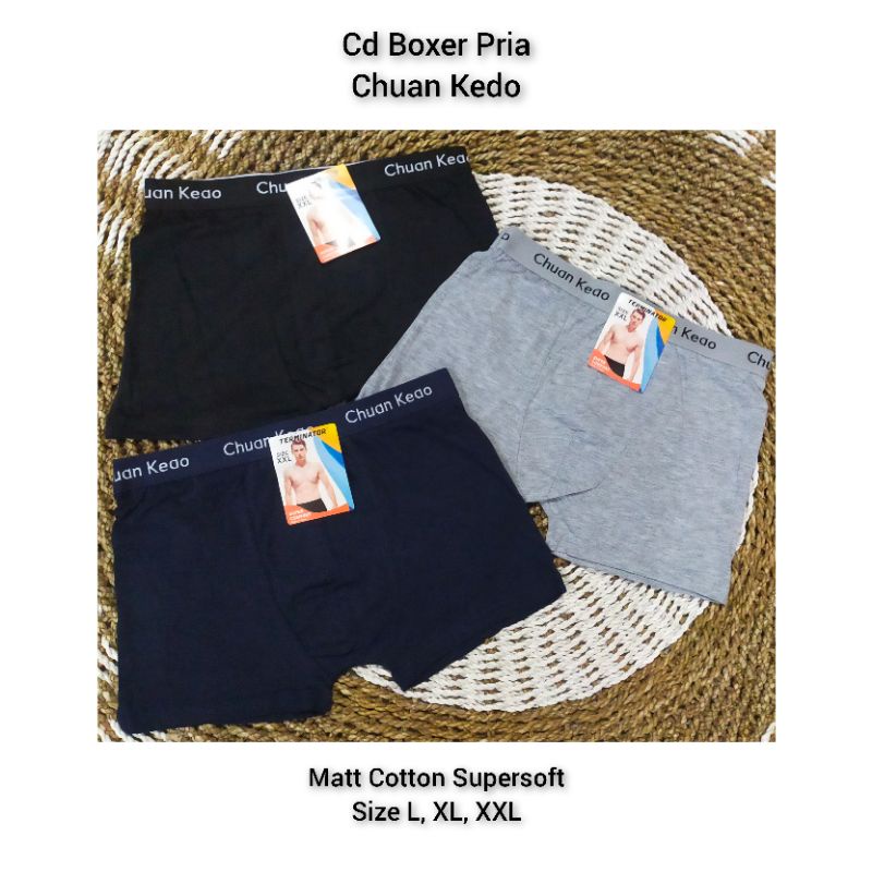 CD CELANA DALAM PRIA BOXER CHUAN KEDO