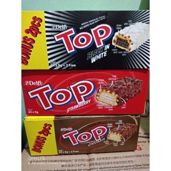 

Waffer TOP Box Semua Rasa (24 x 9gr + 2 free)