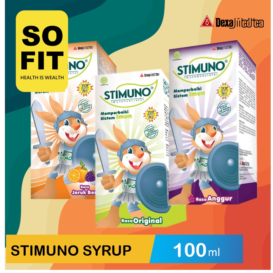 Stimuno Syrup 100ml / Sirup Multivitamin Anak Imun Tubuh