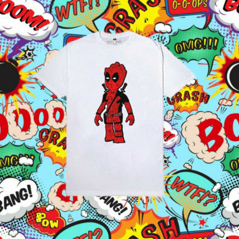 kaos azura glow in the dark DEADGROOT - PUTIH