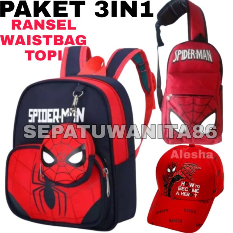 Tas Ransel Anak Sekolah / Tas Anak PAUD TK SD / Tas Anak Karakter /Tas Tas anak laki laki