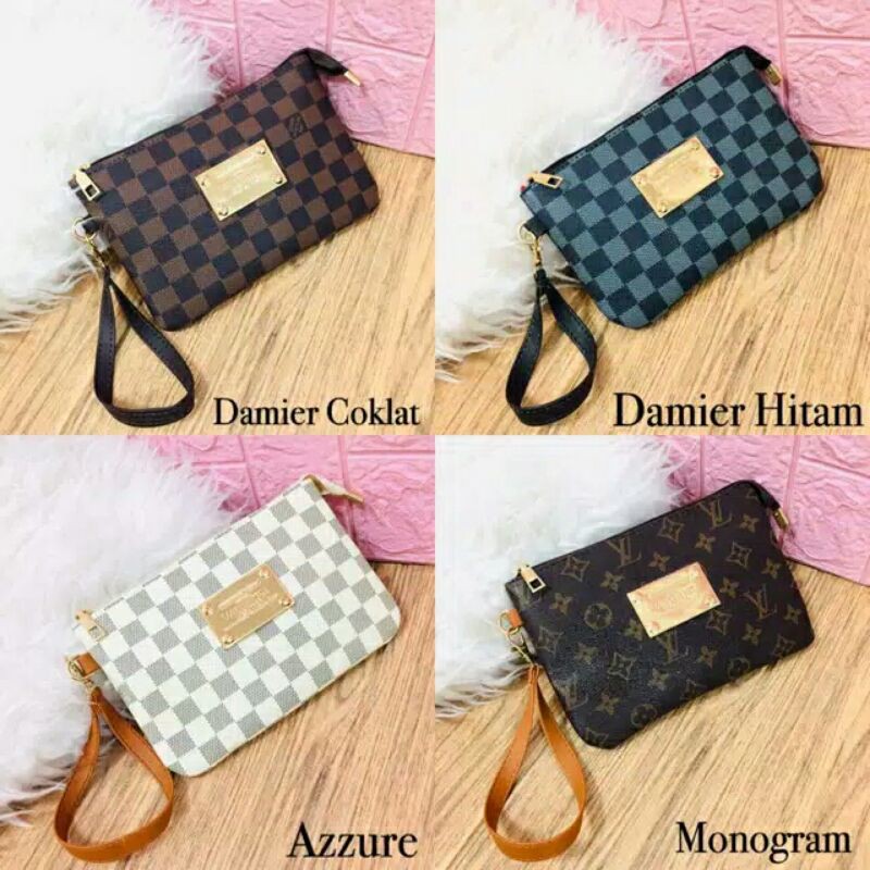 DOMPET WANITA IMPORT LV REPORTER FLAT BESAR PREMIUM 0620