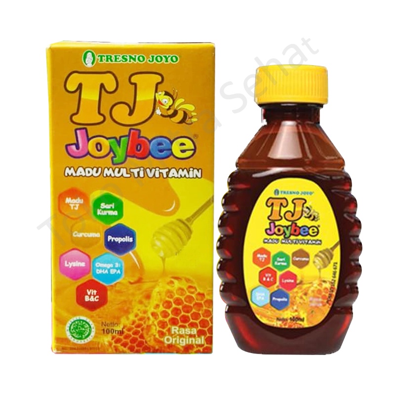 TRESNO JOYO TJ JOYBEE MADU MULTIVITAMIN RASA ORIGINAL 100ml / MADU TJ JOYBEE / MADU MULTIVITAMIN TJ 