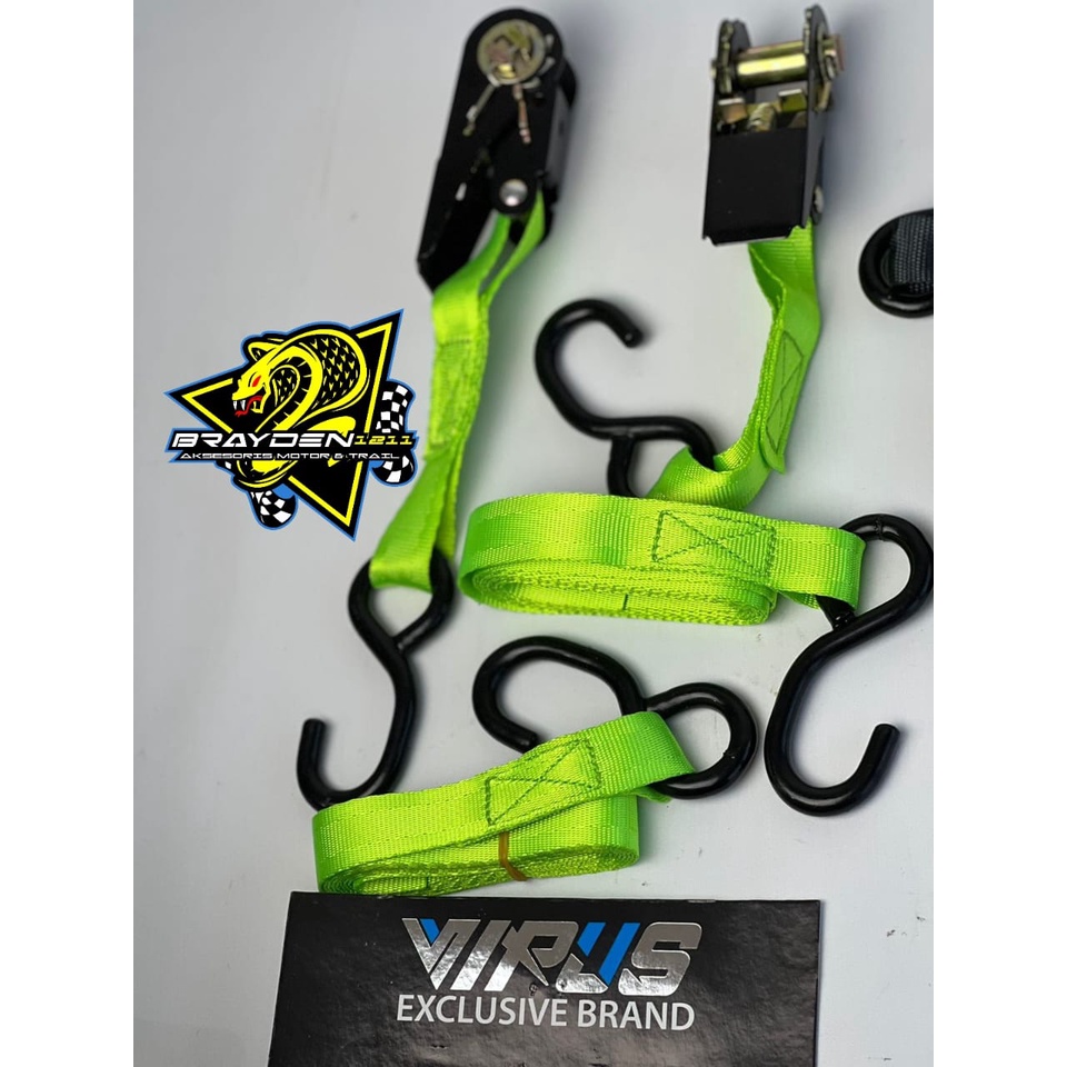 Tali Pengikat Tie Down Straps Motocross Trail Grasstrack Adventure expedition