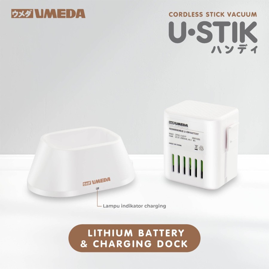 Umeda U-Stik Battery + Charging Dock