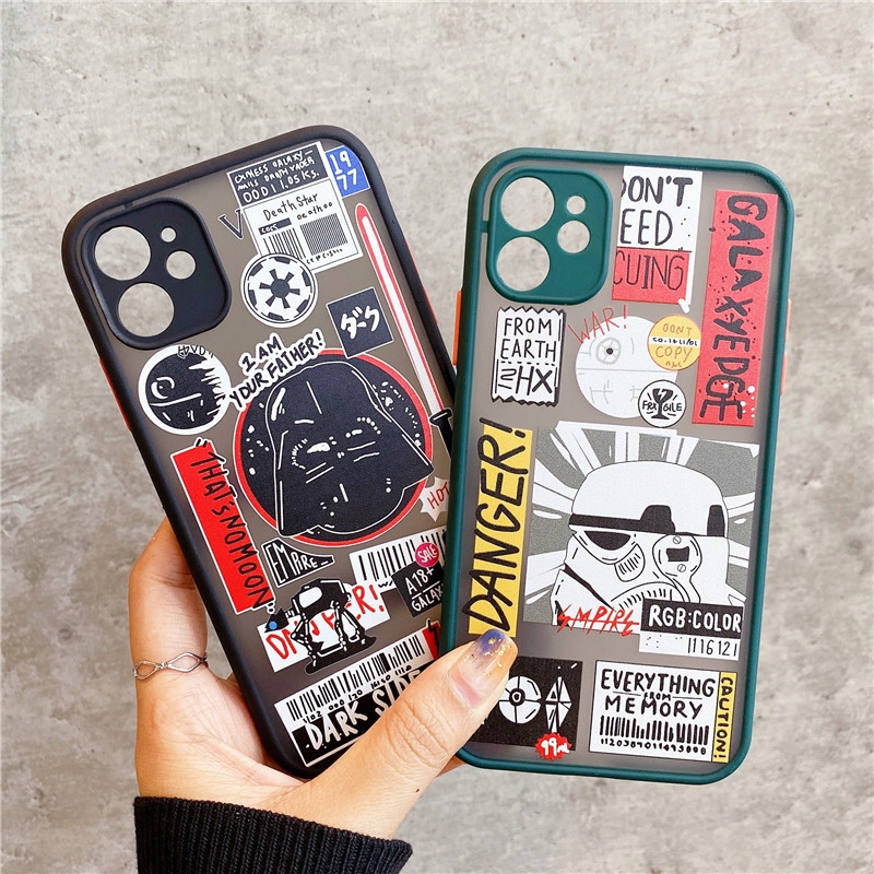 iPhone 12ã€Hard caseã€' Star Wars Black Green For iPhone 6/6s/7/8 Plus / X