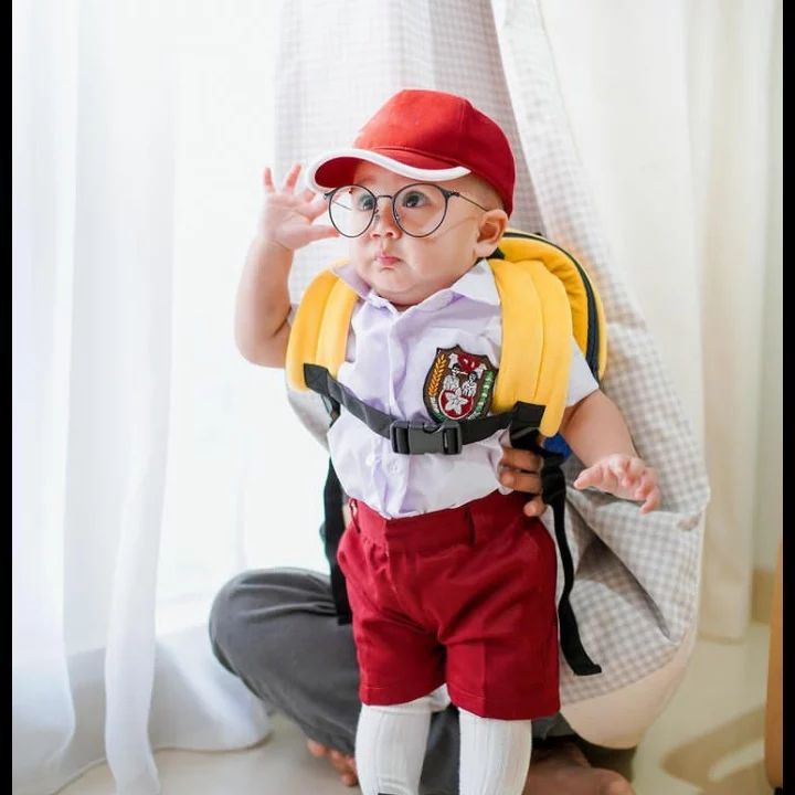 5.5 SALE Seragam SD Anak Baju Sekolah Kostum Karnaval Kostum Foto Bayi Newborn Kostum Ulang tahun