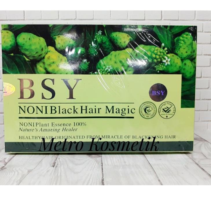 ➣ [20pcs] SAHMPO BSY NONI BLACK HAIR MAGIC / SHAMPOO PENGHITAM RAMBUT ❈