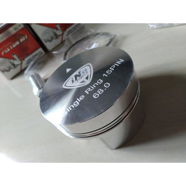 PISTON KIT SEHER INA PRO RACING DIA METER UK URAN 68 69 PEN PIN 15 MM SINGLE S 1 SINGEL R RING