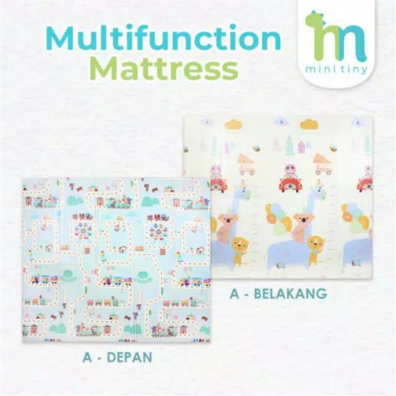 Minity Multifunction Mattress / Kiddy Matras / Karpet Lipat bermain baby