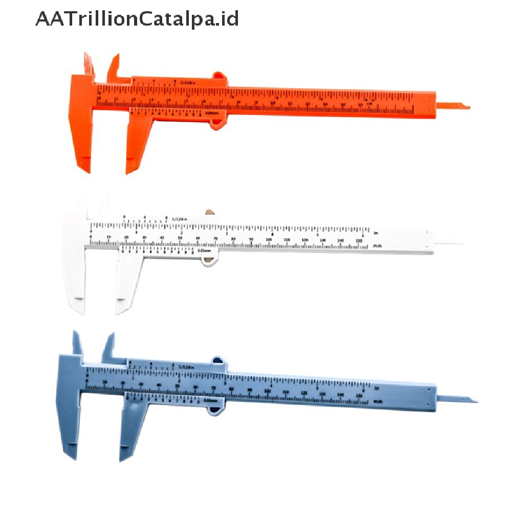 Aatrillioncatalpa Jangka Sorong Mini Bahan Plastik Ukuran 150mm Untuk Pelajar