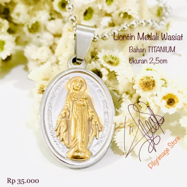 Liontin medali wasiat