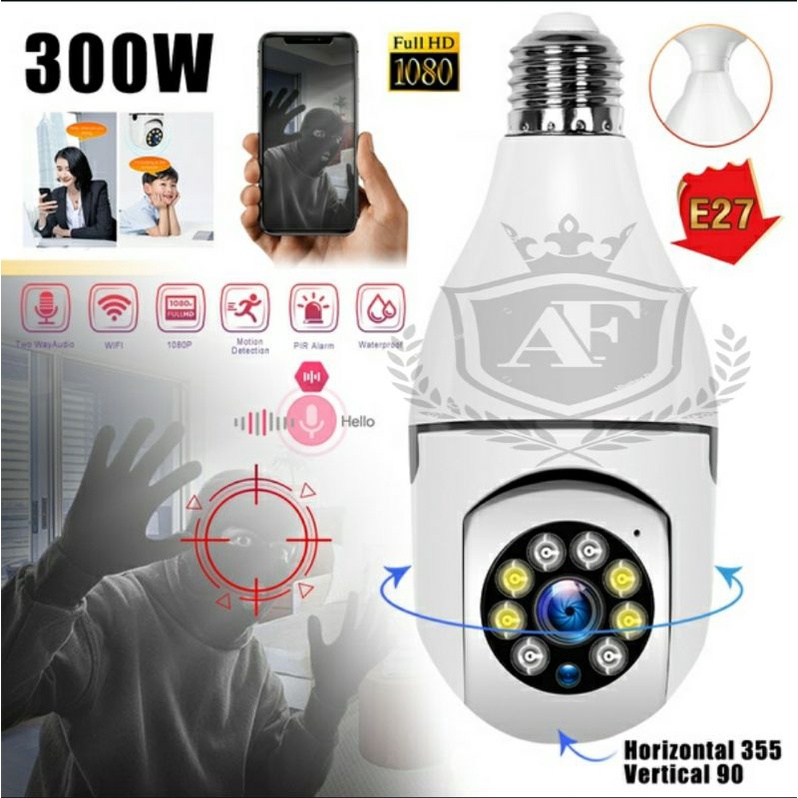 IP CAM KAMERA CCTV WIRELESS LAMPU 8MP PTZ SPEED DOME MINI WIFI SMART CAM