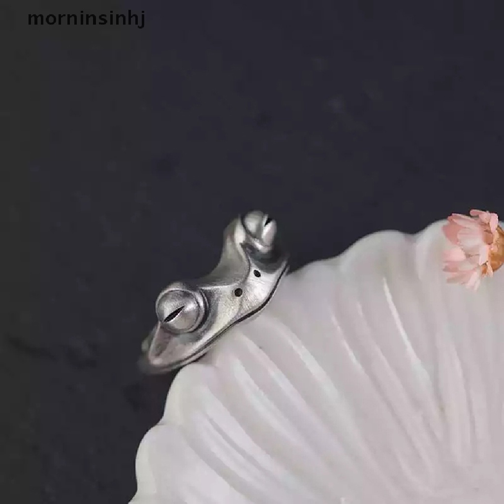 Mornin Cincin Model Terbuka Desain Katak Gaya Retroelegan Untuk Wanita